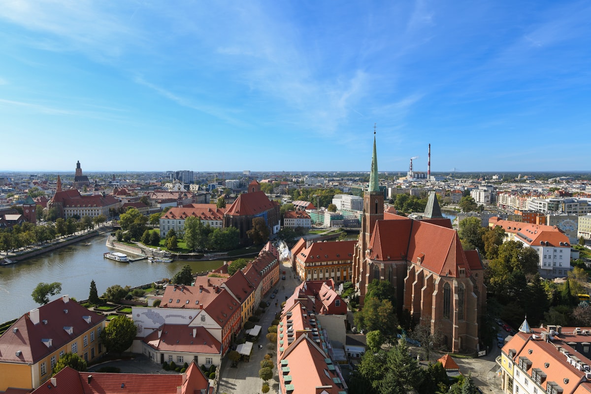 Panorama Wrocławia — zdjęcie ilustracyjne