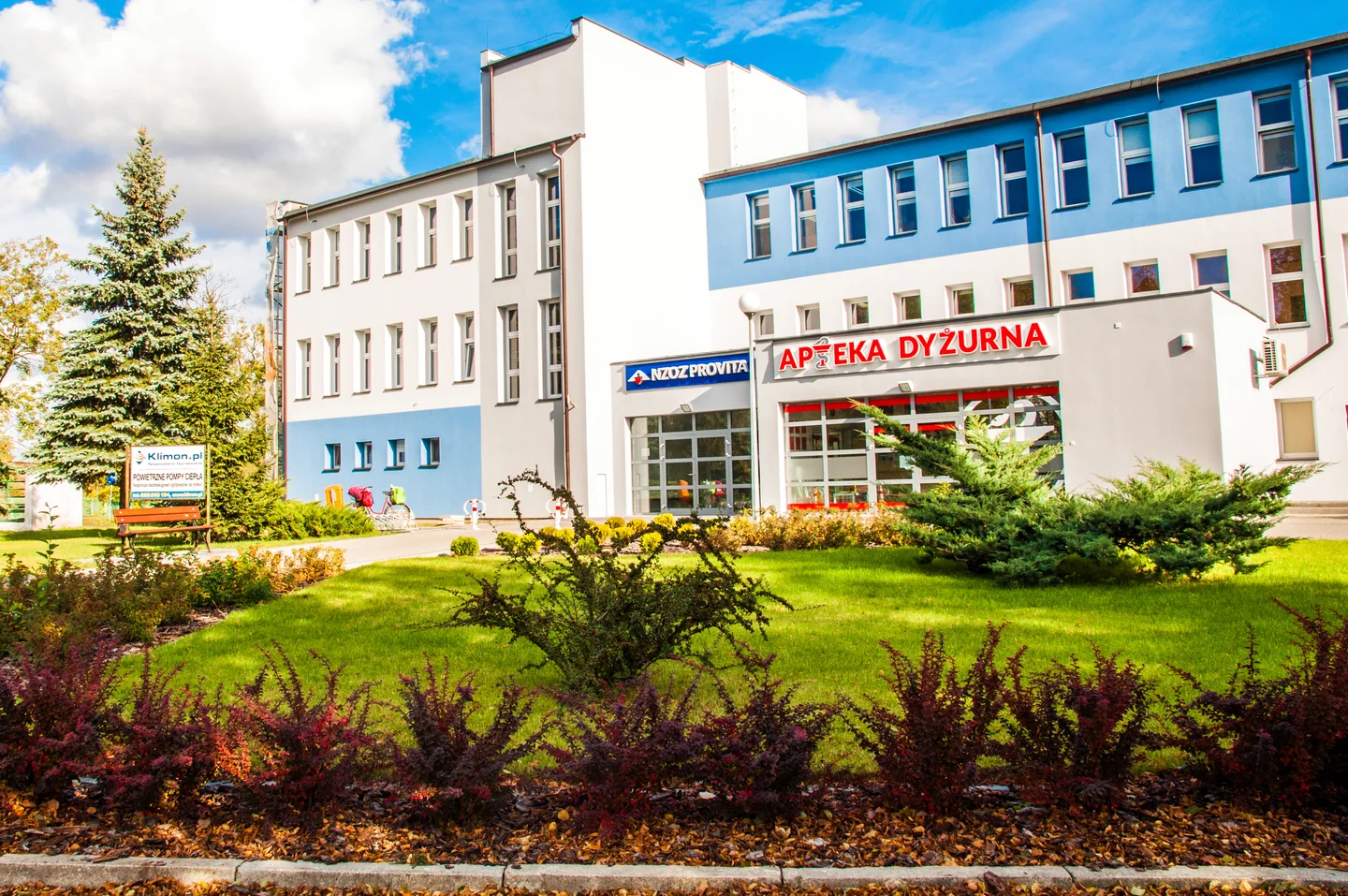 Budynek przychodni PROVITA przy ulicy Powstańców Wielkopolskich 2A w Więcborku