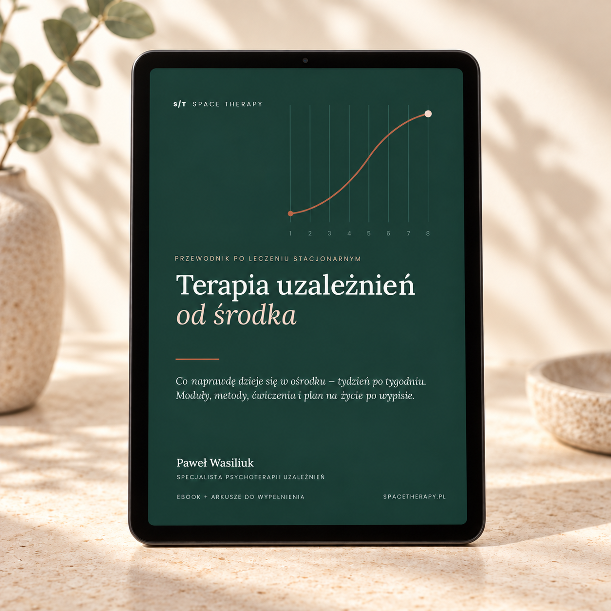 Podgląd poradnika PDF na tablecie: Terapia uzależnień od środka